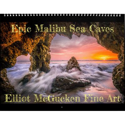 Epic Malibu Sea Caves 2027 Wall Calendar