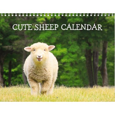 Cute Sheep 2027 Wall Calendar
