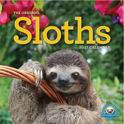 Sloths 2027 Wall Calendar