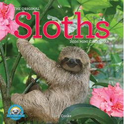 Sloths 2026 Mini Wall Calendar