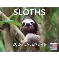 Sloths 2026 Wall Calendar
