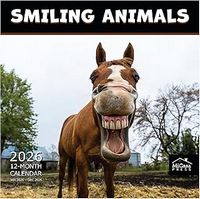 Smiling Animals 2026 Wall Calendar