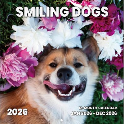Smiling Animals 2026 Wall Calendar