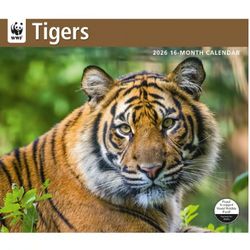 Tigers WWF 2026 Wall Calendar