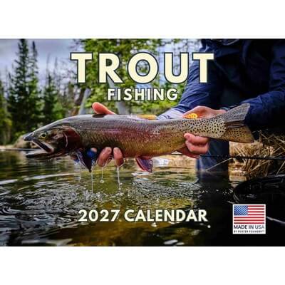 Trout of North America 2027 Wall Calendar