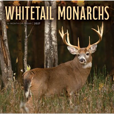 Whitetail Monarchs 2027 Wall Calendar