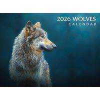 Wolves 2026 Wall Calendar