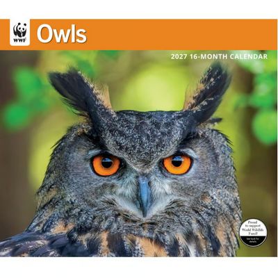 WWF Owls 2027 Wall Calendar