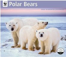 Polar Bears WWF 2026 Wall Calendar