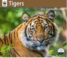 Tigers WWF 2026 Wall Calendar