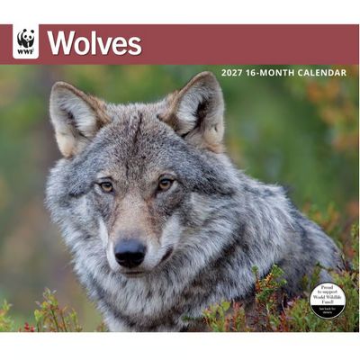 WWF Wolves 2027 Wall Calendar