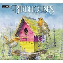 Birdhouses 2026 Wall Calendar