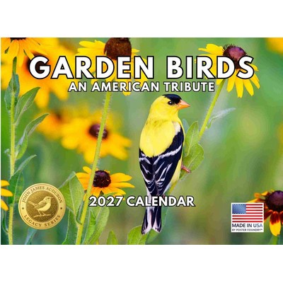 Garden Birds 2027 Wall Calendar