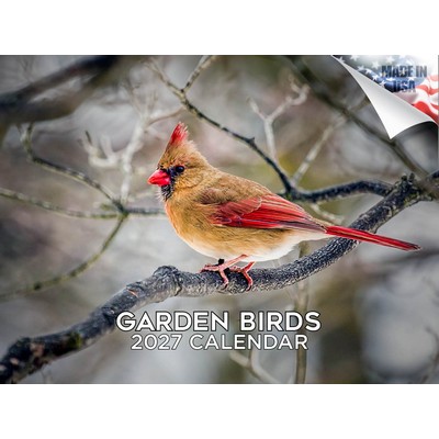 Garden Birds 2027 Wall Calendar