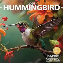 Hummingbirds 2026 Wall Calendar