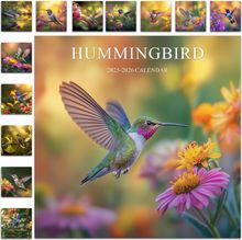 Hummingbirds 2026 Wall Calendar