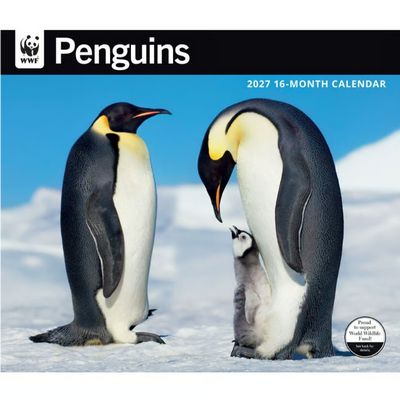 WWF Penguins 2027 Wall Calendar