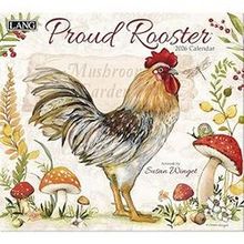 Proud Rooster 2026 Wall Calendar by Susan Winget