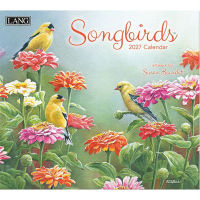 Songbirds 2027 Wall Calendar by Susan Bourdet
