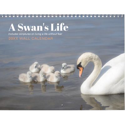 A Swan's Life 2027 Wall Calendar / With Scripture