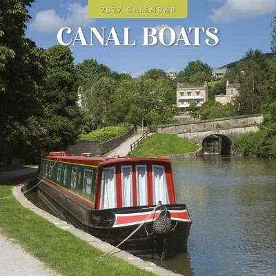 Canal Boats 2027 Wall Calendar