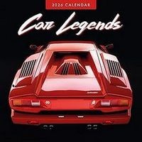 Car Legends 2026 Wall Calendar