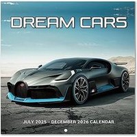 Dream Cars 2026 Wall Calendar