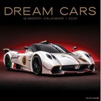 Dream Cars 2026 Wall Calendar