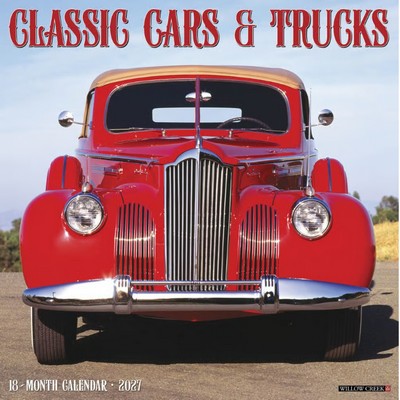 Classic Cars and Trucks 2027 Wall Calendar