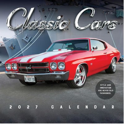 Classic Cars 2027 Wall Calendar