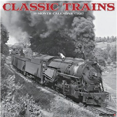 2026 Classic Trains Wall Calendar