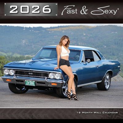 Fast & Sexy 2026 Wall Calendar