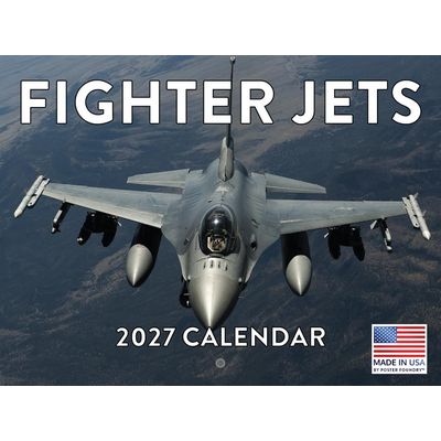 Fighter Jets 2027 Wall Calendar