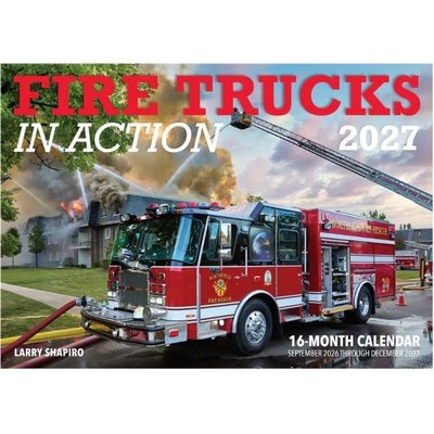 Fire Trucks in Action 2027 Wall Calendar