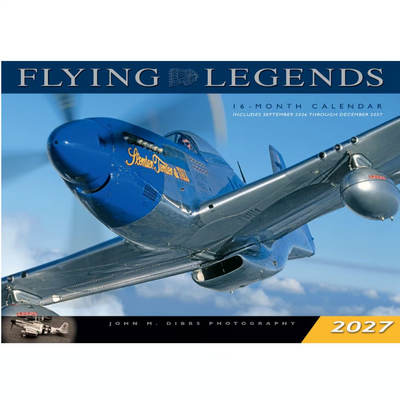 Flying Legends 2027 Wall Calendar