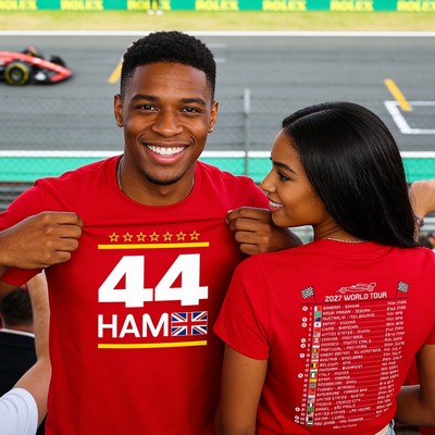 Lewis Hamilton 2027 Race Calendar Formula 1 F1 T-Shirt