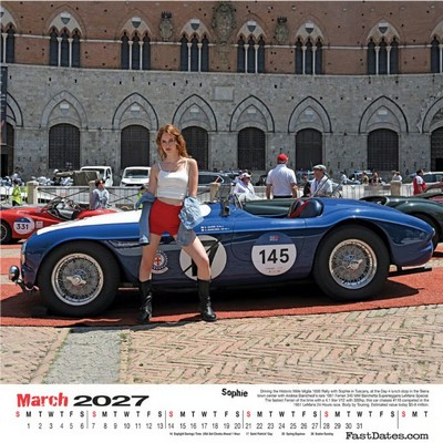 Garage Girls 2027 Wall Calendar