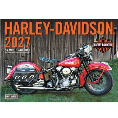 Harley Davidson Large 2027 Wall Calendar