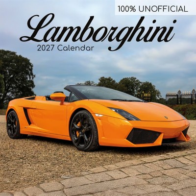 Lamborghini 2027 Wall Calendar
