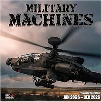 Military Machines 2026 Wall Calendar