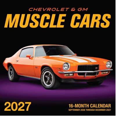 American Muscle Cars 2027 Wall Calendar