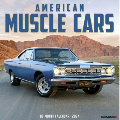 American Muscle Cars 2027 Wall Calendar