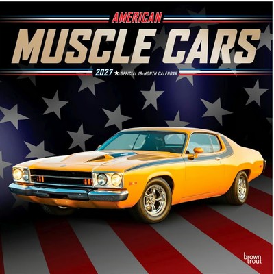 American Muscle Cars 2027 Wall Calendar