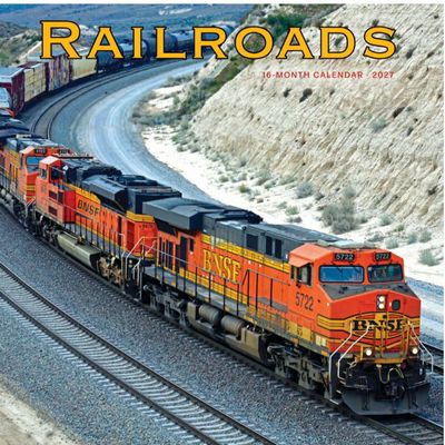 2027 Railroads Wall Calendar