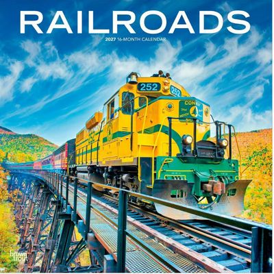 2027 Railroads Wall Calendar