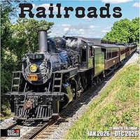 Railroads 2026 Wall Calendar