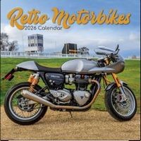 Retro Motorbikes 2026 Wall Calendar