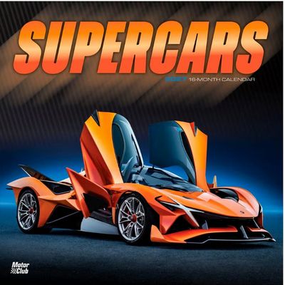 Supercars Square Motor Club 2027 Wall Calendar