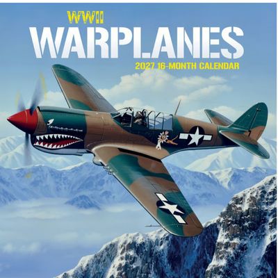 WWII Warplanes 2027 Wall Calendar