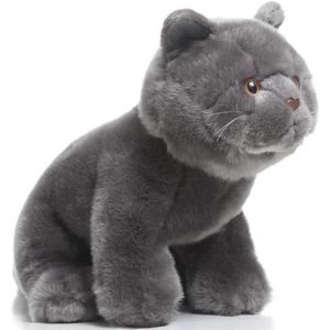 Lifelike British Shorthair Cat Plush Stuffed Animal